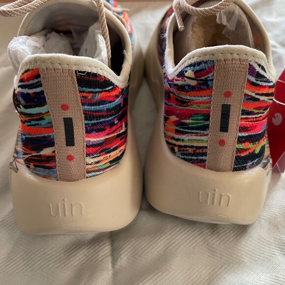 NEW NIB UIN Footwear Slip On Fashion Sneakers Lightweight Size 6.5 Festival $160 - Picture 12 of 15